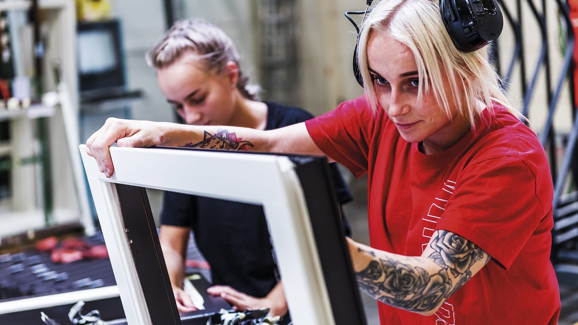 Fabrikk ansatt Moi lærling